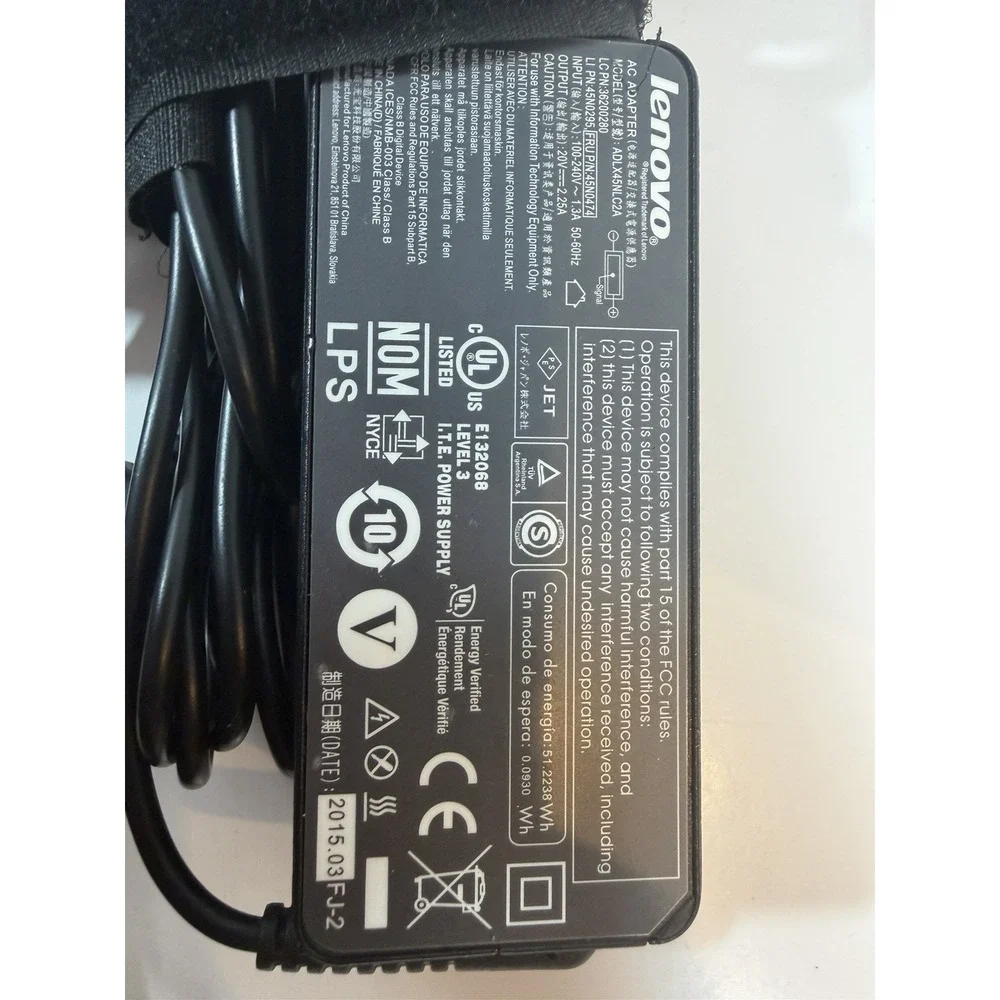 Lot of 19 Lenovo Laptop AC Adapters Mixed 45W 65W 90W 135W 170W OEM Chargers